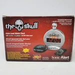 Sonic Alert The Skull Loud Alarm Clock Bone Crusher Bed Shaker SBS550BC New. Fixed Price $49.99.
