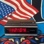Vintage Cosmo Time Alarm Clock E517A Faux Wood Nostalgic Retro Tested & Working. Fixed Price $14.00.