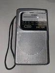 Coby Pocket Size Radio Am/fm CR-203-SL Silver Tested. Fixed Price $10.00.