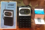 Stewart Portable Fm/am Radio Solid State . Model ST-311C Works Ln Vintage. Fixed Price $24.00.