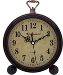 Vintage Analog Alarm Clock, 5.25 Inch Small Silent Desk With Classic. Fixed Price $18.84.