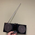 Vintage Sony SRF-80W Stereo Speaker Boombox With Removable Am / Fm Radio Walkman. Fixed Price $179.00.