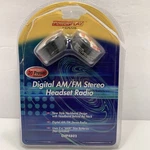 Powerplay By Craig Digital Am/fm Headset Radio CHP4802 Open Packaging. Fixed Price $14.99.