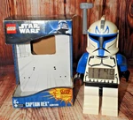 Open Box 2011 Lego Star Wars Captain Rex Alarm Clock Clictime. Fixed Price $219.00.