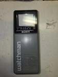 Vintage 1986 Gray Sony Watchman FD-10A Back And White Tv,working,japan,very Good. Fixed Price $15.00.