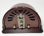 Clearclick Classic Vintage Retro Style Handmade Wooden Am/fm Radio W/ Bluetooth. Fixed Price $62.99.