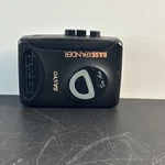 Sanyo Cassette Tape Player Model: VIP-3 Black (untested). Fixed Price $9.00.