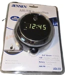 Jensen JCR-222 Am/fm 120 Projection Digital Circle Alarm Clock Radio. Fixed Price $29.99.
