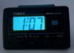 Vtg Timex Indiglo Blue Night Light Travel Digital Alarm Clock Tested Working. Fixed Price $34.00.