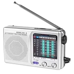 Portable World Receiver FM(TV)/AM/SW1-7 Multiband Radio KK-9. Fixed Price $10.99.