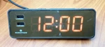 Marathon Watch Digital Alarm Clock Dual Front Facing Fast Charging Usb Ports. Fixed Price $18.06.
