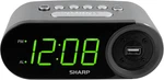 Sharp Digital Easy To Read Alarm Clock With 2 Amp High-speed Usb Charging Power. Fixed Price $23.99.