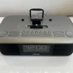 Ihome IDL100 Dual Lightning Dock Fm Radio Alarm Clock W/ Usb & Aux-in Tested. Fixed Price $9.99.