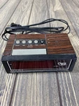 Vintage Cosmo Time Solid State Alarm Clock Battery Back Up Model 521 Wood Pane. Fixed Price $16.79.