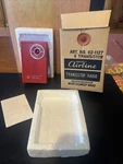 Vtg Mcm Montgomery Ward Airline 6-TRANSISTOR Portable Radio Am Band Japan Red. Fixed Price $45.00.