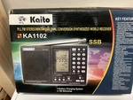 Kaito KA1102 Am/fm/shortwave Radio/world Receiver, Tested, Working, Ssb. Fixed Price $75.00.