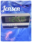 Jensen Am/fm Dual Alarm Clock Radio,model JCR-275A,WAVE Sensor,very Good Cond.!. Fixed Price $19.98.