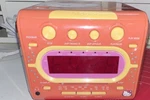 Hello Kitty KT2053A Clock Radio Am/fm Cd Player Dual Alarm Snooze Digital Pink. Fixed Price $69.99.