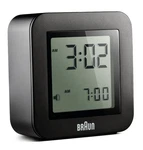 Braun BN-C018BK Black Digital Lcd Travel Quartz Alarm Clock Square 2.25". Fixed Price $40.50.