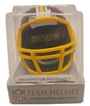 Washington Redskin Mini Team Helmet Bulova Sportstime Quartz Lcd Alarm Clock Nib. Fixed Price $30.60.