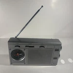 Vintage Rare Sampo UR-66 Compact Travel Fm Clock Radio W/ Speaker Works Great. Fixed Price $22.99.