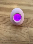 Rare Brookstone "bob" Pink Wobble Clock 5-IN-1 Oval Egg *working* See Vid. Fixed Price $35.00.