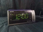 Sony Dream Machine Alarm Clock Radio ICF-411 Black Blue Digital. Fixed Price $19.98.