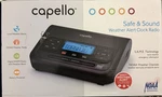 Capello Safe And Sound Weather Alert Clock Radio Noaa Channels CR2W. Fixed Price $75.00.