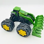 John Deere - Monster Treads Rev Up 10" Tractor Farm Ranch Kids Play Vehicle Tomy. Fixed Price $19.45.