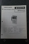 Sanyo RP5047A Service Manual. Fixed Price $21.99.