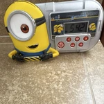 Ekids Minions Digital Alarm Clock Night Light Quartz Battery Powered MS-346. Fixed Price $10.00.