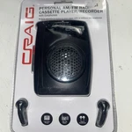 Craig Cs 2304 Personal Am/fm Radio Cassette Player New Headphones Vintage Y2K. Fixed Price $16.95.