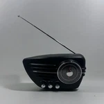 Streamliner Radio Retro Look Black Tested Works. Fixed Price $14.47.