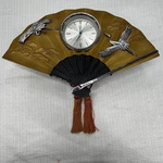 Vintage Toyo Electric Fan Clock Japan Mid Century Modern Wall Art Crane. Fixed Price $38.99.