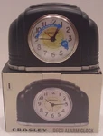 Crosley Deco Alarm Clock Retro Style White Face Model #33388 In Box. Fixed Price $19.99.