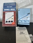 Am/fm Shower Radio Clock Water Resistant Sound Splash Blue New Old Stock. Fixed Price $12.00.