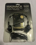 Nip Vintage Magnavox Headphone Kodak 1988 Olympic Games Am/fm Stereo Radio D1650. Fixed Price $40.00.
