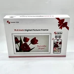 Frameo Model 159K Large 15.6 Inch Digital Picture 64GB Memory - Black. Fixed Price $55.00.