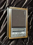 Vintage Sony Model No. ICF-9740W Am/fm Radio Tested And Works Great Shape. Fixed Price $49.99.