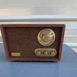 Hearth & Hand Magnolia Grizedale Am/fm Bluetooth Radio Brown Gold Rechargeable. Fixed Price $25.00.