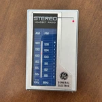 General Electric 7-1625A Vintage Am/fm Stereo Headset Radio Works Great. Fixed Price $9.99.