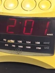 Vintage Cube Alarm Digital Clock Am/fm Radio 74806A Block Square Box Works!. Fixed Price $15.74.