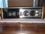 Vintage 1971 Panasonic RC-7469 Flip Clock Am/fm Radio/ Alarm. Fixed Price $500.00.