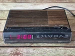 Vintage Emerson Fm/am Digital Clock Radio RED5520A 80S Wood Grain Tested. Fixed Price $19.99.