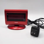 Sharp SPC060 Alarm Clock Red Mini Travel Led Tested Works. Fixed Price $17.90.