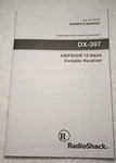 Radioshack DX-397 Am/fm/sw 12 Band Portable Receiver Owner's Manual 20-227. Fixed Price $10.00.
