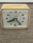 Timex Model 7369A Alarm Clock Tested Working Made Usa Turquoise Minute Hand. Fixed Price $10.00.