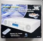 Jensen JCR-280 Under Cabinet Stereo Cd Player Retro Digital Clock Radio Nob. Fixed Price $109.99.