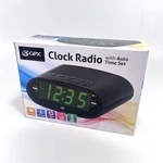Gpx 1.2 In. Black Led Dual Alarm Clock Radio With Am/fm C303B - New. Fixed Price $10.95.