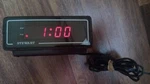 Vintage Stewart Am Fm Alarm Clock Radio ST-245 Red Digital Display Wood Grain. Fixed Price $20.00.